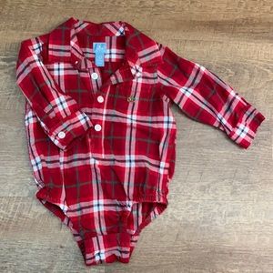 Baby Gap Button Up Onesie 6-12 Month